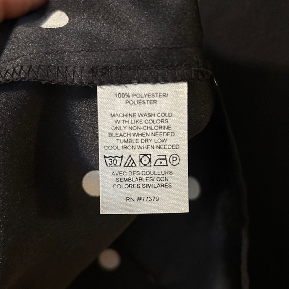 Ann Taylor Black and White Polka Dot Top - Picture 5 of 7